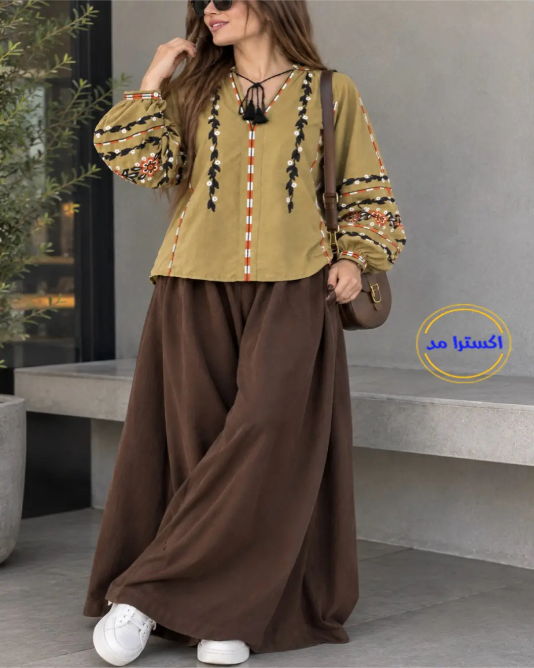 شومیز گلدوزی ترک کد3670