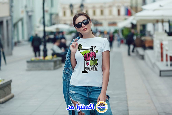 تیشرت زنانه و شلوار جین