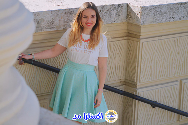 تیشرت دخترانه و دامن