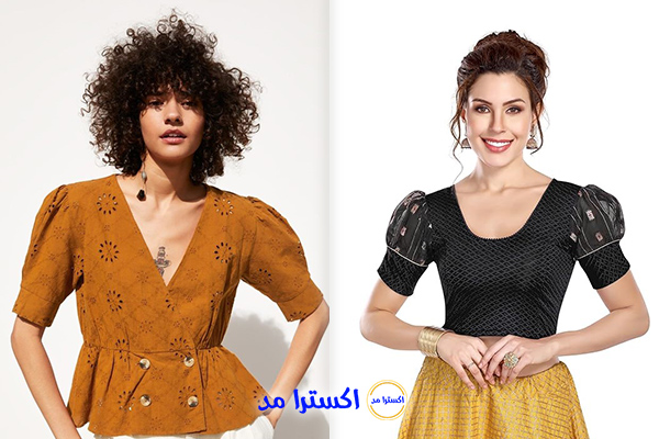 شومیز آستین پفی