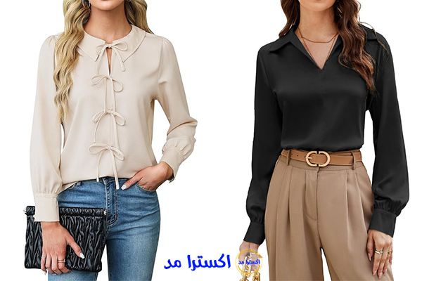 ترکیب بلوز ساده با شلوار برای موقعیت‌های رسمی و مجالس