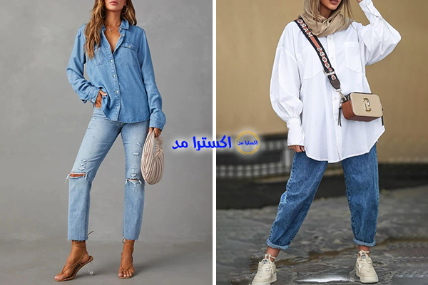 شلوار مام استایل جین