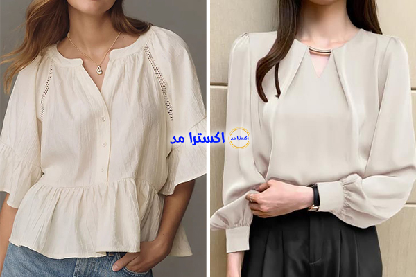 بلوز کراپ یا فیت‌شده با فرم جذب