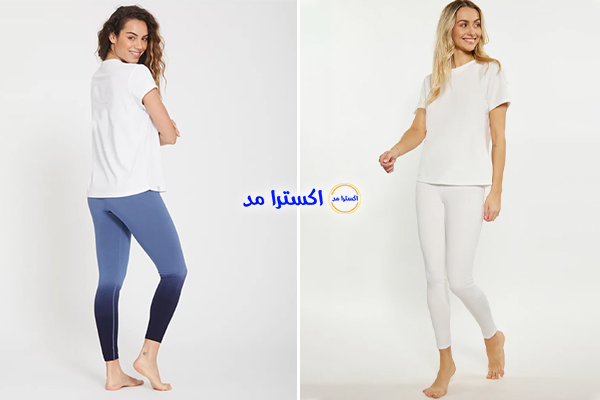 تیشرت سفید با شلوار جذب