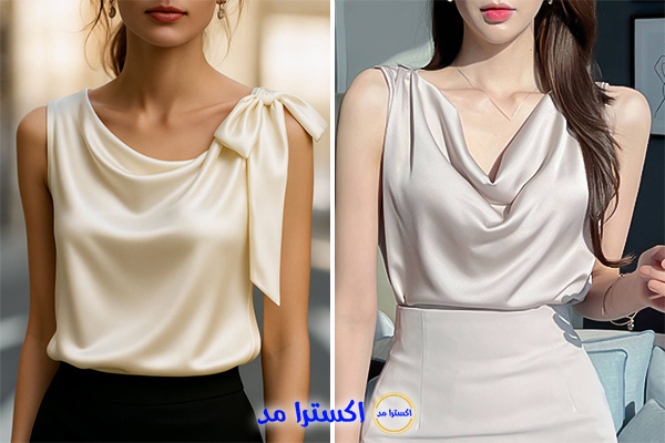 نحوه استایل تاپ ساتن در مجالس و جشن ها