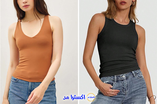 تاپ یقه گرد