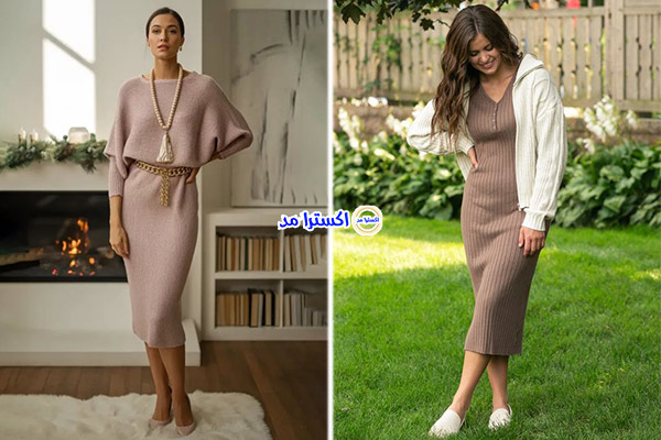 استایلهای کژوال با پیراهن زنانه بافت