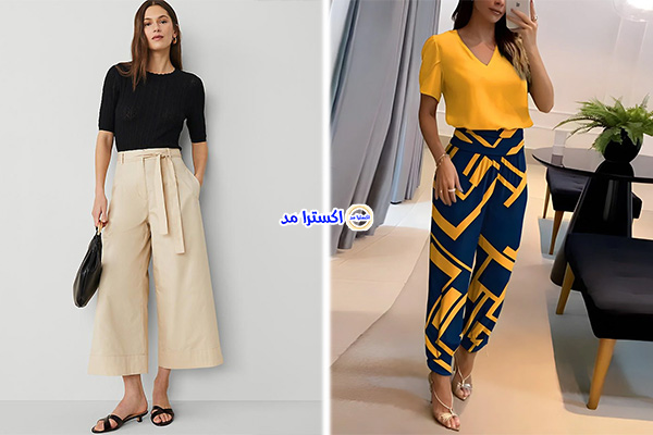 شلوارهایی با کمر بلند