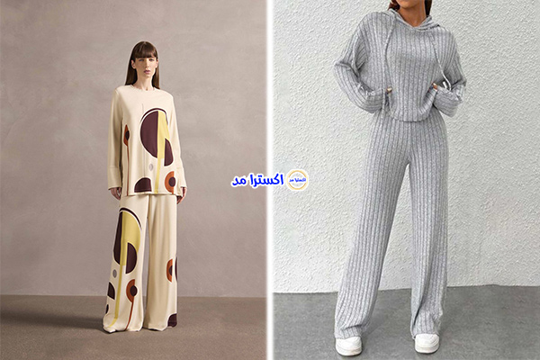 ست بلوز و شلوار پاییزی خانگی