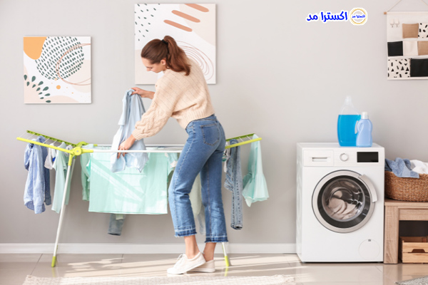 نکات مهم هنگام خشک‌کردن لباس‌ها در ماشین خشک‌کن یا روی بند