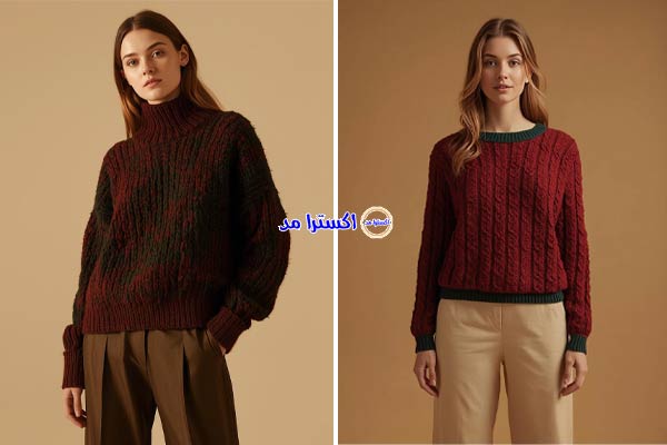 استایل با بلوز بافت زنانه