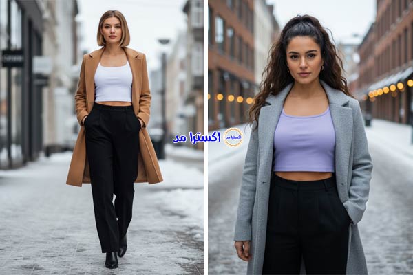 تیشرت کراپ یقه خشتی