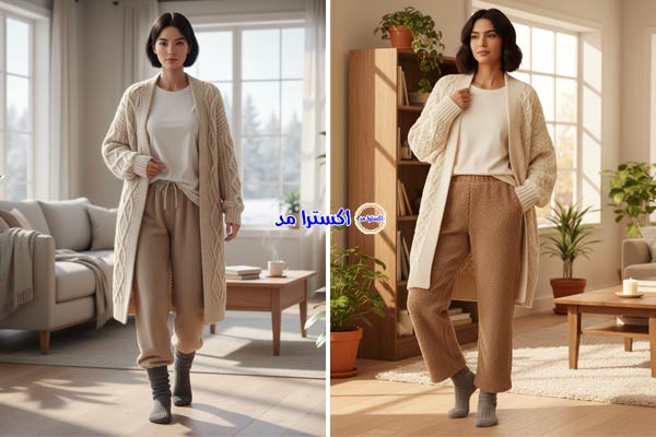 ژاکت بافت بلند