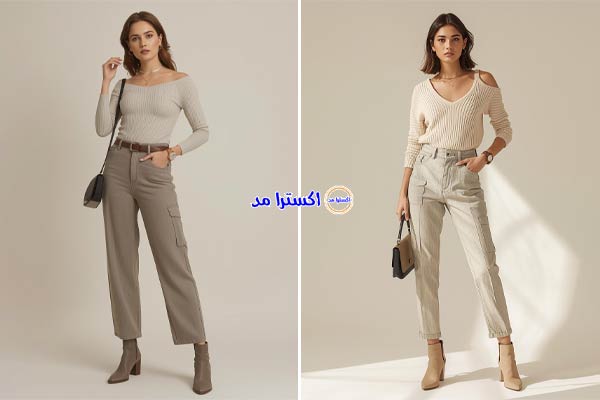 چگونه با اکسسوریهای ساده یک استایل شیک با بلوز و تاپ بافت بسازیم