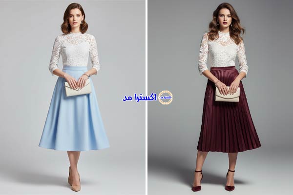 شومیز گیپور را با چه دامنی ست کنیم؟